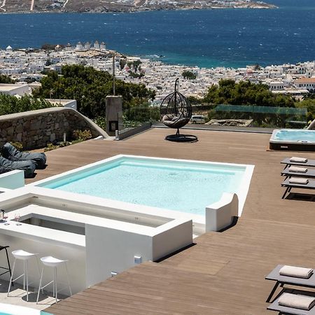 Villa In Mykonos - 6 Bedroom - 1Km From Mykonos Town - Infinity Pool - Sunset View Exterior photo
