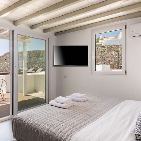 Villa In Mykonos - 6 Bedroom - 1Km From Mykonos Town - Infinity Pool - Sunset View Exterior photo