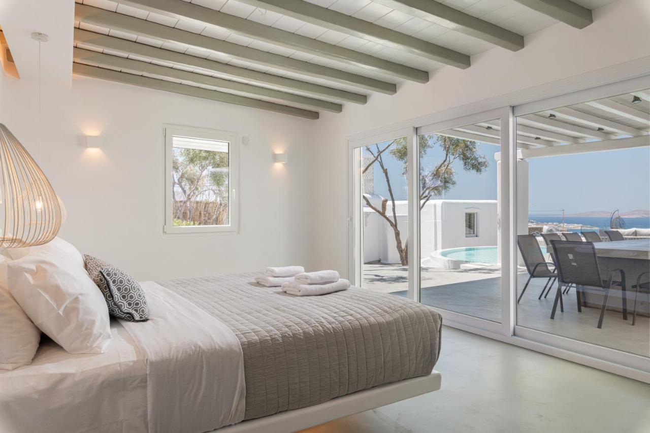 Villa In Mykonos - 6 Bedroom - 1Km From Mykonos Town - Infinity Pool - Sunset View Exterior photo